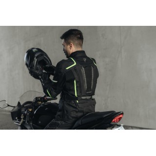 KURTKA MOTOCYKLOWA TEKSTYLNA REBELHORN HIKER 3 BLACK FLUO YELLOW XS