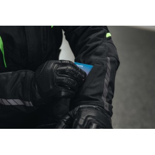 KURTKA MOTOCYKLOWA TEKSTYLNA REBELHORN HIKER 3 BLACK FLUO YELLOW XS