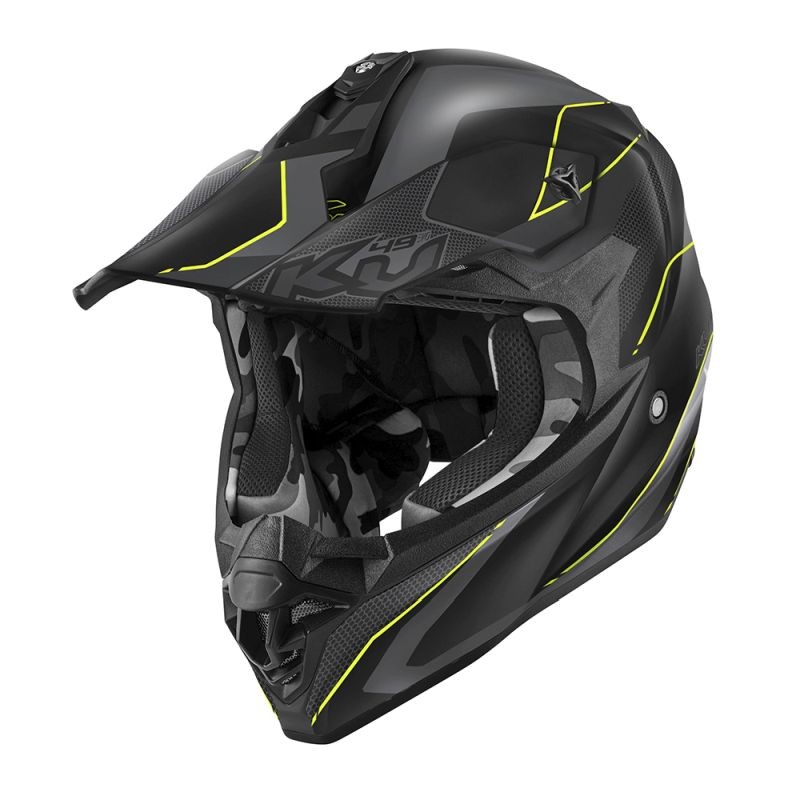 KAPPA 2024/12 KASK KV49 EVO CHASER CROSS KOLOR CZARNY SZARY ŻÓŁTY FLUO MATT ROZMIAR 58 / M ( HOMOLOGACJA ECE 22R06 ) KAPPA 2024/12 KASK KV49 EVO CHASER CROSS KOLOR CZARNY SZARY ŻÓŁTY FLUO MATT ROZMIAR 58 / M ( HOMOLOGACJA ECE 22R06 )