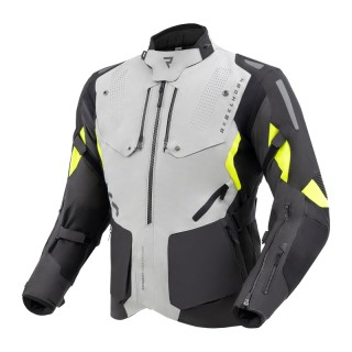 KURTKA MOTOCYKLOWA TEKSTYLNA REBELHORN HIKER 4 BLACK GREY FLUO YELLOW 3XL