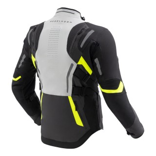 KURTKA MOTOCYKLOWA TEKSTYLNA REBELHORN HIKER 4 BLACK GREY FLUO YELLOW 5XL