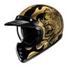 KASK MOTOCYKLOWY HJC V60 FLAME BLACK GOLD M