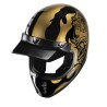 KASK MOTOCYKLOWY HJC V60 FLAME BLACK GOLD M