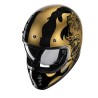 KASK MOTOCYKLOWY HJC V60 FLAME BLACK GOLD M