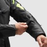 KURTKA MOTOCYKLOWA TEKSTYLNA REBELHORN HIKER 4 DARK GREY BLACK FLUO YELLOW 3XL