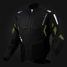 KURTKA MOTOCYKLOWA TEKSTYLNA REBELHORN HIKER 4 DARK GREY BLACK FLUO YELLOW XL