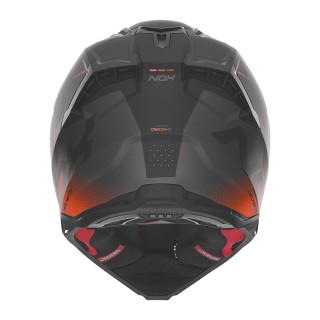 NOX KASK OFF ROAD / CROSS N634 GRADIENT KOLOR CZARNY/CZERWONY MAT ROZMIAR XXL
