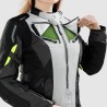 KURTKA MOTOCYKLOWA TEKSTYLNA DAMSKA REBELHORN HIKER 4 BLACK GREY FLUO YELLOW WL
