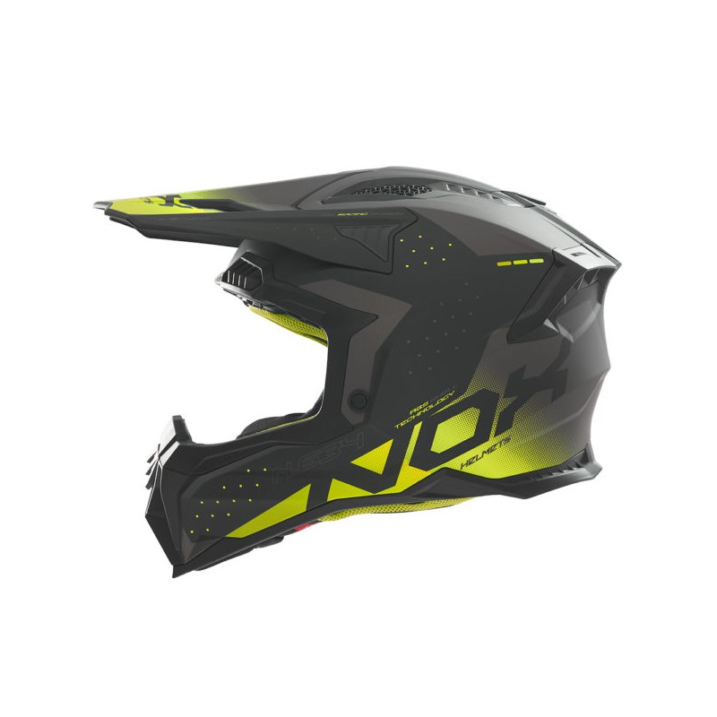 NOX KASK OFF ROAD / CROSS N634 GRADIENT KOLOR CZARNY MAT/ŻÓŁTY NEON ROZMIAR XXL NOX KASK OFF ROAD / CROSS N634 GRADIENT KOLOR CZARNY MAT/ŻÓŁTY NEON ROZMIAR XXL