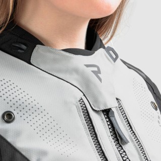 KURTKA MOTOCYKLOWA TEKSTYLNA DAMSKA REBELHORN HIKER 4 BLACK GREY FLUO YELLOW W4XL