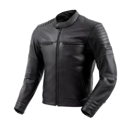 KURTKA MOTOCYKLOWA SKÓRZANA REBELHORN HUNTER 2 BLACK 4XL