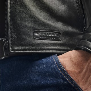 KURTKA MOTOCYKLOWA SKÓRZANA REBELHORN HUNTER 2 BLACK XL