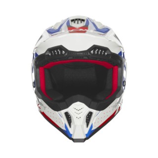 NOX KASK OFF ROAD / CROSS N634 GRADIENT KOLOR BIAŁY/NIEBIESKI/CZERWONY ROZMIAR XL