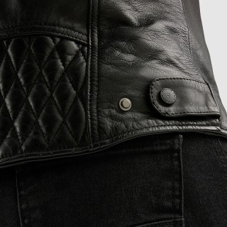 KURTKA MOTOCYKLOWA SKÓRZANA DAMSKA REBELHORN HUNTER 2 BLACK WXS