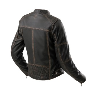 KURTKA MOTOCYKLOWA SKÓRZANA DAMSKA REBELHORN HUNTER 2 VINTAGE BROWN WS