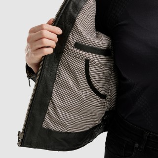 KURTKA MOTOCYKLOWA SKÓRZANA DAMSKA REBELHORN HUNTER 2 VINTAGE BROWN WL