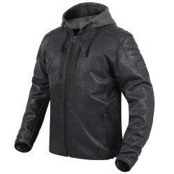 KURTKA MOTOCYKLOWA SKÓRZANA REBELHORN IMPALA BLACK 4XL