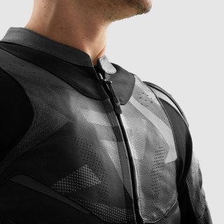 KURTKA MOTOCYKLOWA SKÓRZANA REBELHORN INFERNO BLACK 56