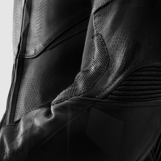 KURTKA MOTOCYKLOWA SKÓRZANA REBELHORN INFERNO BLACK 52