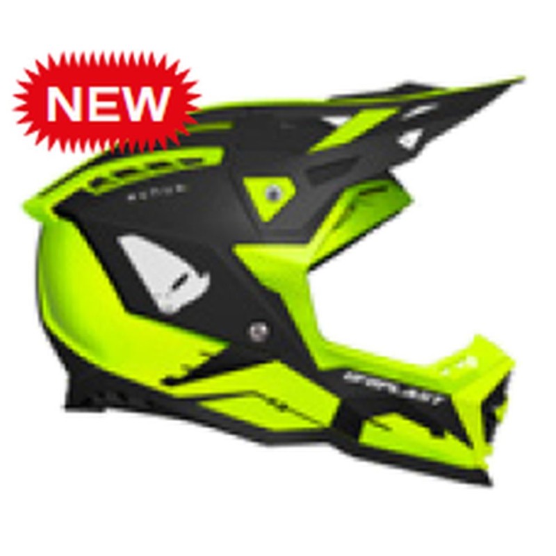UFO KASK ECHUS CROSS KOLOR CZARNY/ŻÓŁTY FLUO ROZMIAR XL ( ECE 22R06 ) - KOLEKCJA 2024