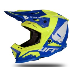 UFO KASK ECHUS CROSS KOLOR NIEBIESKI/ŻÓŁTY FLUO ROZMIAR S ( ECE 22R06 ) - KOLEKCJA 2024