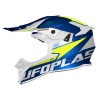UFO KASK INTREPID CROSS KOLOR NIEBIESKI/BIAŁY/ŻÓŁTY FLUO ROZMIAR S ( ECE 22R06 ) - KOLEKCJA 2024