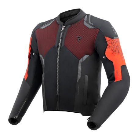 KURTKA MOTOCYKLOWA TEKSTYLNA REBELHORN JAX BLACK RED S