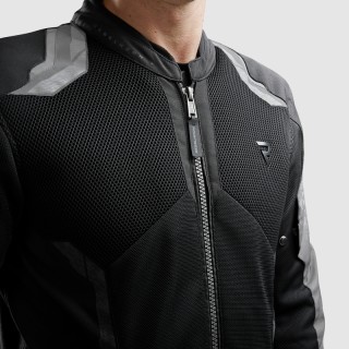 KURTKA MOTOCYKLOWA TEKSTYLNA REBELHORN JAX BLACK GREY XXL