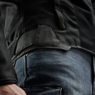 KURTKA MOTOCYKLOWA TEKSTYLNA REBELHORN JAX BLACK FLUO YELLOW XS