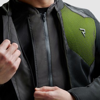 KURTKA MOTOCYKLOWA TEKSTYLNA REBELHORN JAX BLACK FLUO YELLOW 5XL