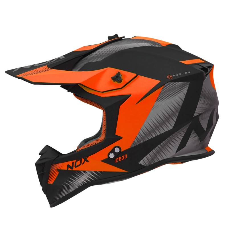 NOX PROMOCJA KASK CROSS / OFFROAD N633 FUSION KOLOR CZARNY MAT/POMARAŃCZOWY ROZMIAR XL (ZAPIĘCIE MIKROMETRYCZNE) NOX PROMOCJA KASK CROSS / OFFROAD N633 FUSION KOLOR CZARNY MAT/POMARAŃCZOWY ROZMIAR XL (ZAPIĘCIE MIKROMETRYCZNE)