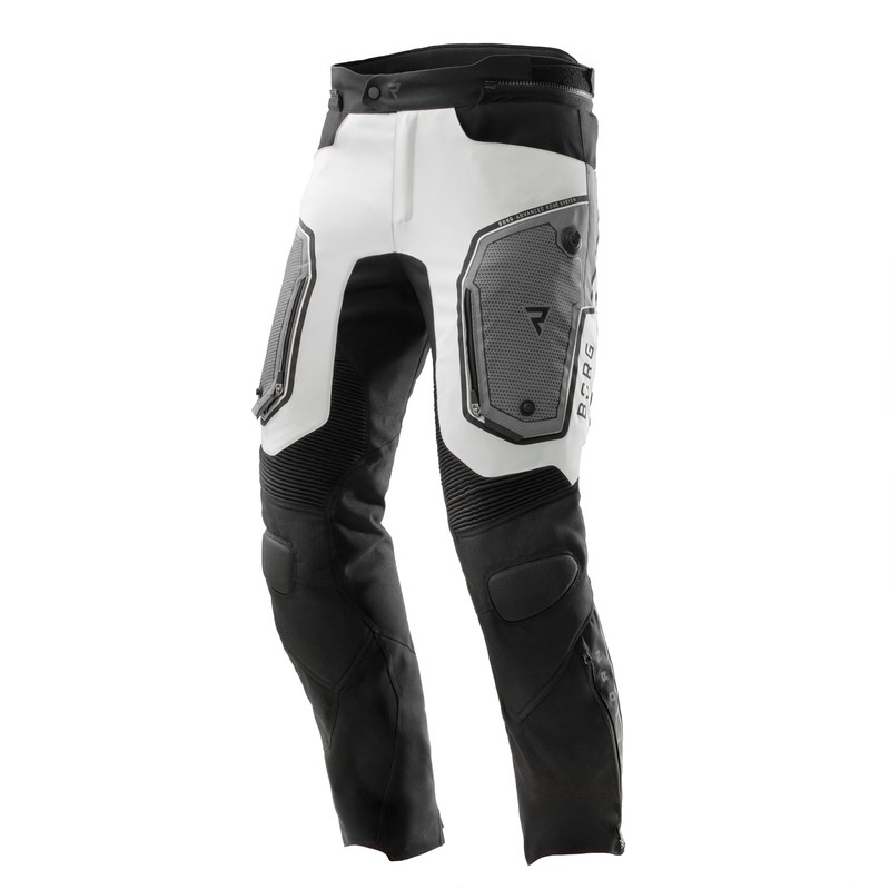 SPODNIE MOTOCYKLOWE TEKSTYLNE REBELHORN BORG 2 BLACK GREY 8XL