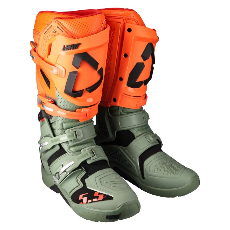 LEATT BUTY CROSS 5.5 FLEXLOCK ENDURO BOOTS CACTUS KOLOR ZIELONY/POMARAŃCZOWY ROZMIAR 42 / 26.5 cm LEATT BUTY CROSS 5.5 FLEXLOCK ENDURO BOOTS CACTUS KOLOR ZIELONY/POMARAŃCZOWY ROZMIAR 42 / 26.5 cm