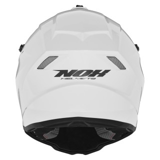 NOX KASK CROSS / OFFROAD N761 SOLID KID / JUNIOR (DZIECIĘCY) KOLOR BIAŁY POŁYSK ROZMIAR XL (ZAPIĘCIE MIKROMETRYCZNE)