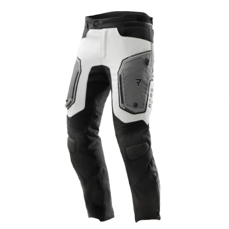 SPODNIE MOTOCYKLOWE TEKSTYLNE REBELHORN BORG 2 BLACK GREY XL