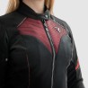 KURTKA MOTOCYKLOWA TEKSTYLNA DAMSKA REBELHORN JAX BLACK RED W5XL