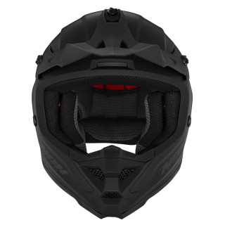NOX KASK CROSS / OFFROAD N761 SOLID KID / JUNIOR (DZIECIĘCY) KOLOR CZARNY MAT ROZMIAR XL (ZAPIĘCIE MIKROMETRYCZNE)