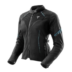 KURTKA MOTOCYKLOWA TEKSTYLNA DAMSKA REBELHORN JAX BLACK BLUE WS