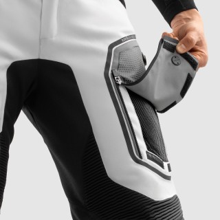 SPODNIE MOTOCYKLOWE TEKSTYLNE REBELHORN BORG 2 BLACK GREY L