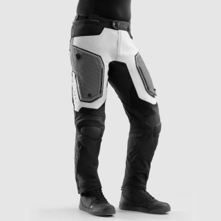 SPODNIE MOTOCYKLOWE TEKSTYLNE REBELHORN BORG 2 BLACK GREY XS