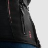 KURTKA MOTOCYKLOWA TEKSTYLNA DAMSKA REBELHORN JAX BLACK RED W3XL