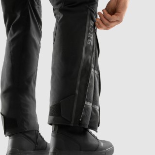 SPODNIE MOTOCYKLOWE TEKSTYLNE REBELHORN BORG 2 BLACK (DŁUGA NOGAWKA) L-XL