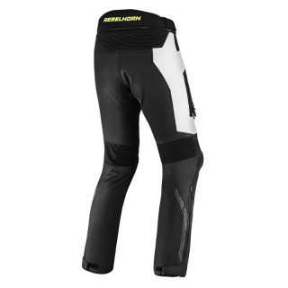 SPODNIE MOTOCYKLOWE TEKSTYLNE REBELHORN BORG BLACK GREY FLUO YELLOW 4XL