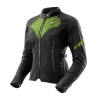 KURTKA MOTOCYKLOWA TEKSTYLNA DAMSKA REBELHORN JAX BLACK FLUO YELLOW WXS