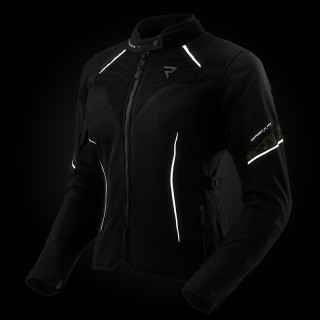 KURTKA MOTOCYKLOWA TEKSTYLNA DAMSKA REBELHORN JAX BLACK GOLD W4XL