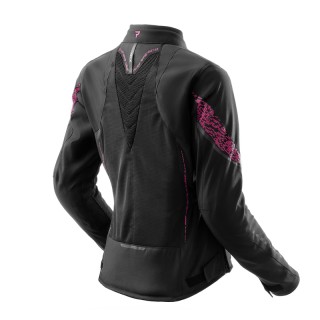 KURTKA MOTOCYKLOWA TEKSTYLNA DAMSKA REBELHORN JAX BLACK PINK WL