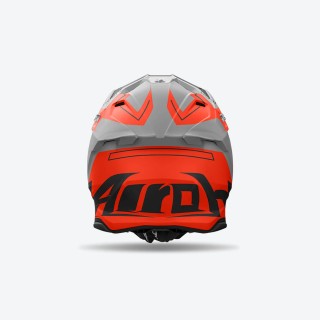 AIROH KASK CROSS / ENDURO / ATV / QUAD TWIST 3 DIZZY KOLOR SZARY/POMARAŃCZOWY FLUO ROZMIAR L