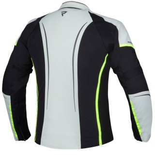 KURTKA MOTOCYKLOWA TEKSTYLNA DAMSKA REBELHORN LUNA BLACK ICE FLUO YELLOW WXXS