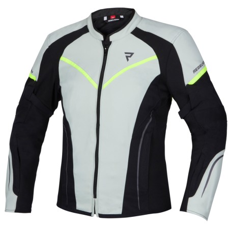 KURTKA MOTOCYKLOWA TEKSTYLNA DAMSKA REBELHORN LUNA BLACK ICE FLUO YELLOW WXS