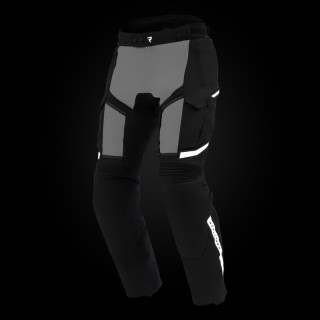 SPODNIE MOTOCYKLOWE TEKSTYLNE REBELHORN CUBBY 5 BLACK GREY XXL